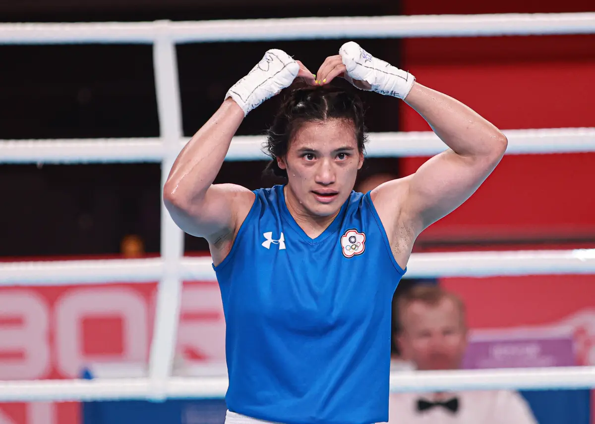 ▲陳念琴(藍色)在西班牙拳擊賽摘金，力拚巴黎奧運席次。（圖／特派記者葉政勳攝）