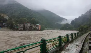 印度東北部錫金省洪水　增至10死82失蹤
