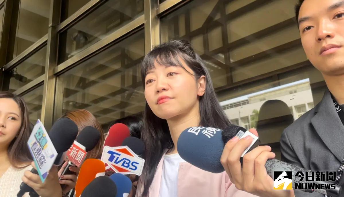 ▲民進黨立委高嘉瑜談林秉樞（圖／記者潘千詩攝，2023.10.05）