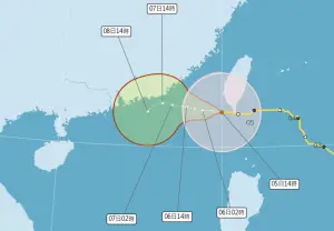 小犬颱風龜速遠離台灣！南部風雨週六才趨緩　氣象署揭停班課機率
