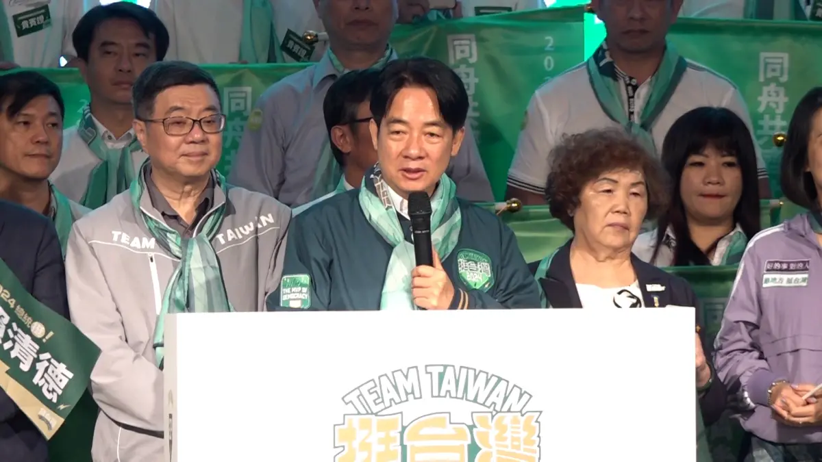 ▲賴清德呼籲馬英九應該為了國家團結，出席今年國慶典禮。（圖／記者朱永強攝，2023.10.05）