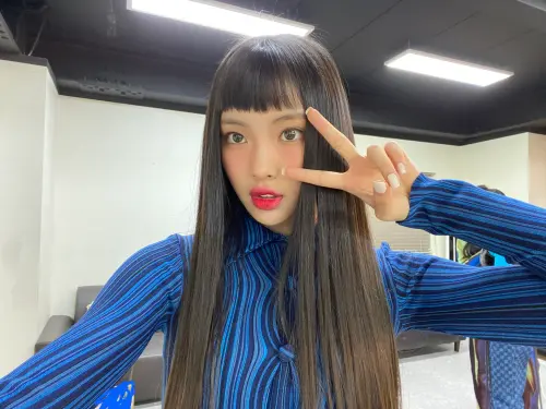 ▲Hyein年僅15歲閱歷豐富。(圖/NewJeans X) ▲Hyein年僅15歲閱歷豐富。(圖/NewJeans X)
