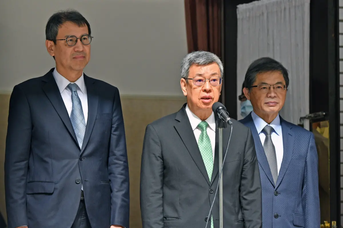 ▲對於中捷藍線爭議，陳建仁強調，中央對台中藍線相當重視，強調不但沒有忘記，也沒有所謂卡關。（圖／行政院提供）