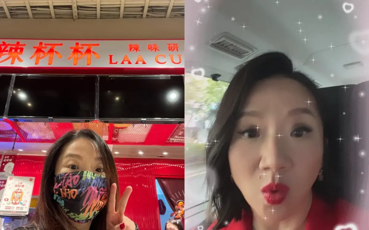 ▲陶晶瑩自創麻辣燙品牌「辣杯杯」開業1年多，曾創佳績，如今卻悄悄撤出美食街。陶晶瑩開直播說明原因。（圖／陶晶瑩臉書）