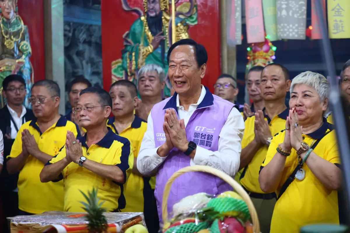 ▲郭辦今（7）日表示，將成立「郭爸爸希望基金」，只要每增加10萬人參加連署，郭董就會捐出1千萬，將來會用在民生、社福、醫療等方面。（圖／記者嚴俊強攝，2023.10.06）