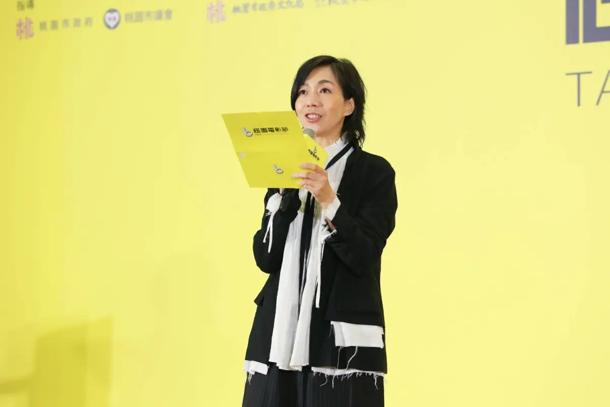 ▲萬芳擔任桃園電影節評審團主席，罕見動怒喊話：「拜託讓得獎者說話。」（圖／桃園電影節）