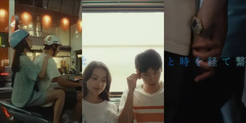 ▲許光漢、清原果耶（中圖左）合作的台日電影《青春18x2》預告公開。（圖／Happinet phantom YouTube）
