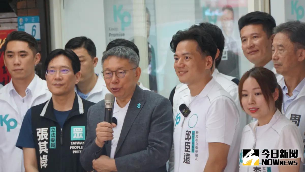 ▲民眾黨總統參選人柯文哲柯文哲拋出他當正的，國民黨推副手，為藍白合會前會添變數。（圖／記者呂炯昌攝）