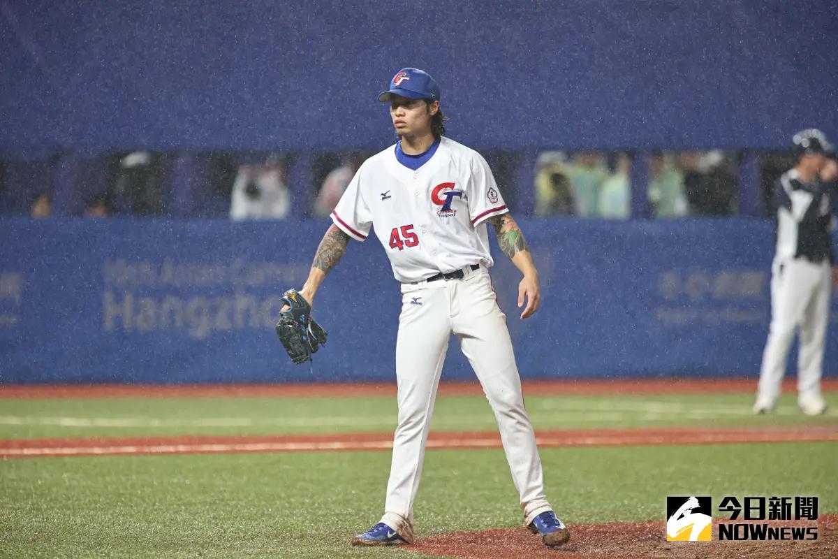 ▲杭州亞運會棒球金牌戰，中華隊強碰南韓，雖然林昱珉、劉致榮聯手飆出11K，無奈中華隊打線遭到韓國投手壓制，最終0:2落敗拿下銀牌。（圖／特派記者葉政勳攝）