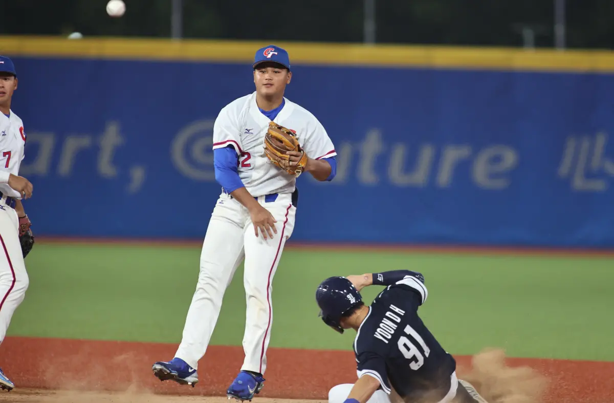 ▲中華隊亞運棒球金牌戰，中華隊打線發揮不佳，整場處於落後局面，最終0：2不敵韓國「銀恨」。（圖／特派記者葉政勳攝）