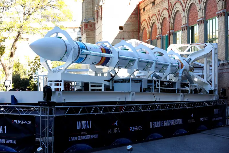 ▲西班牙航太新創公司PLD Space今天凌晨成功發射他們研發的可重複使用火箭「繆拉1號」（Miura 1）。資料照。（圖／美聯社／達志影像）