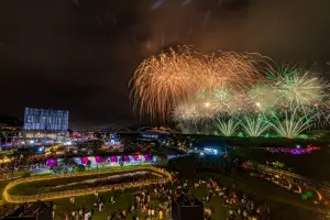 2023台灣設計展開幕3日逾80萬人朝聖！300秒煙火閃耀新北夜空
