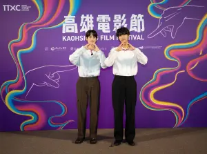 ▲林志燮（右）、吳俊澤主演《第八感》電影版，今日一起出席高雄電影節。（圖／高雄電影節）