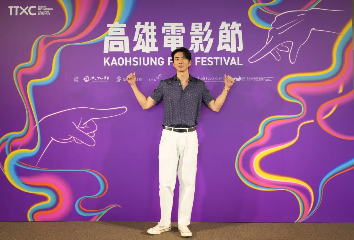 ▲傅孟柏為影集《都市懼集》出席高雄電影節，自爆拍戲曾出現心悸問題，更因演出本劇手意外戳傷，當場肉掀開噴血，他透露私下會咬狗舒壓，呈現獸性大發人格分裂的狀況。（圖／高雄電影節）