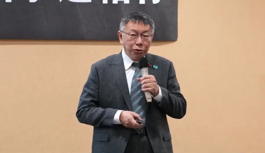 ▲民眾黨總統參選人柯文哲今天提出，台灣應朝內閣制邁進。（圖／記者嚴俊強攝，2023.10.09）