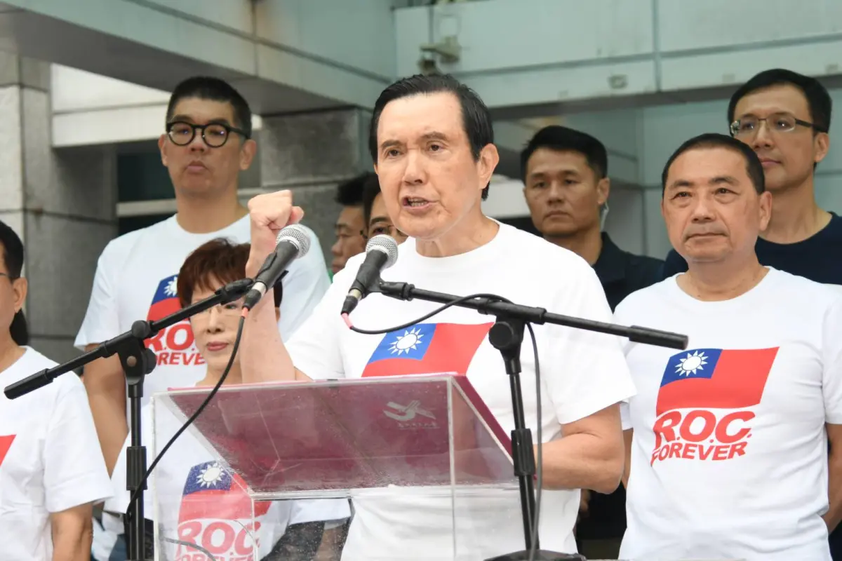 ▲。前總統馬英九上週五拋出以「侯柯配」和「柯侯配」進行民調定勝負，侯友宜以及朱立倫似乎要聯手否決馬英九提案時，前高雄市長韓國瑜隨即發聲力挺馬英九，讓政治天平又往馬英九這邊傾斜。資料照。（圖／記者林調遜攝）