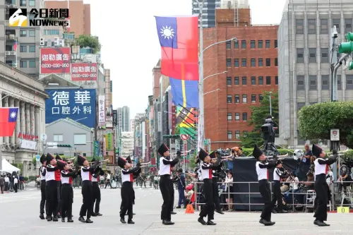 ▲112年國慶大會暖場表演。（圖／記者陳明中攝）