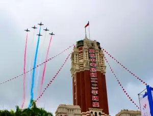 ▲總統府舉行國慶大會，慶祝中華民國生日快樂。（圖／NOWnews攝影中心）