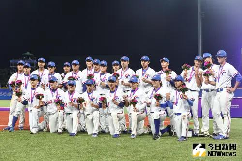 ▲中華隊在2006年杜哈亞運以5戰全勝奪金，至今已整整相隔20年，本屆全隊誓言重返亞洲最高頒獎台。（圖／特派記者葉政勳攝）