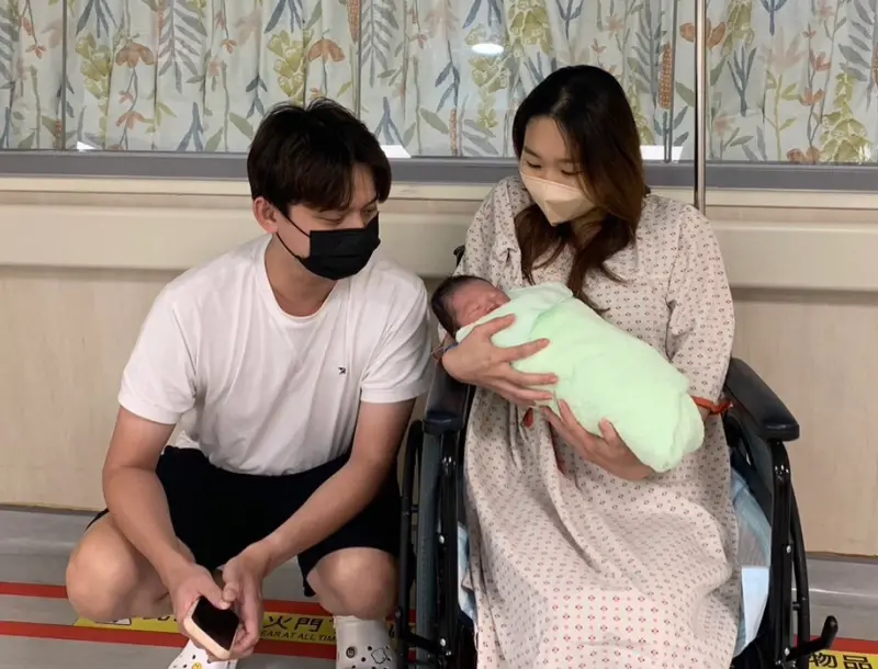 ▲輔大醫院迎來一位台日混血的國慶寶寶，爸爸是台灣籍、媽媽是日本籍。（圖／輔大醫院提供）
