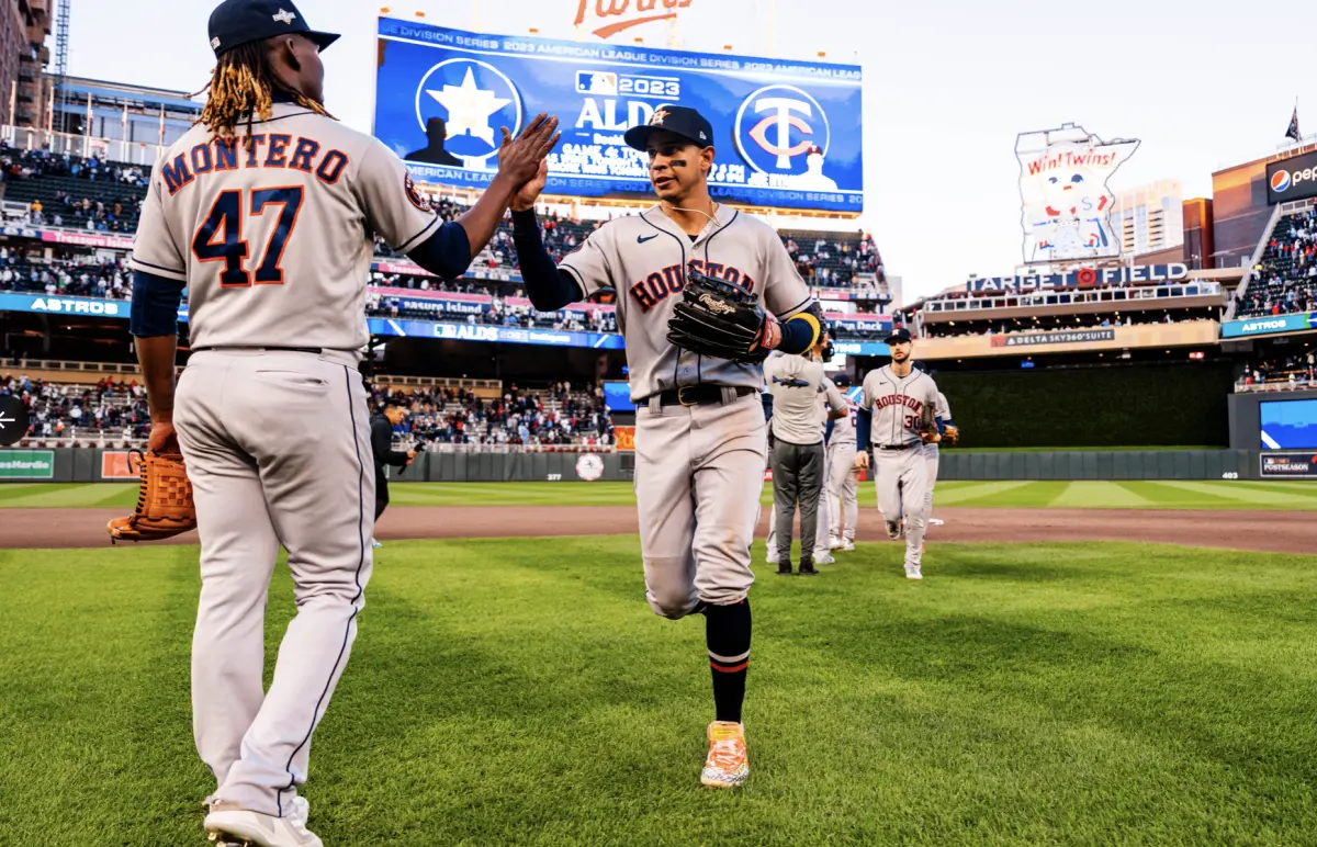 ▲太空人全場狂掃14安、包括4轟灌進9分，終場以9:1在客場擊退雙城，系列賽大比分取得2:1聽牌優勢。（圖／取自休士頓太空人官方Ｘ）