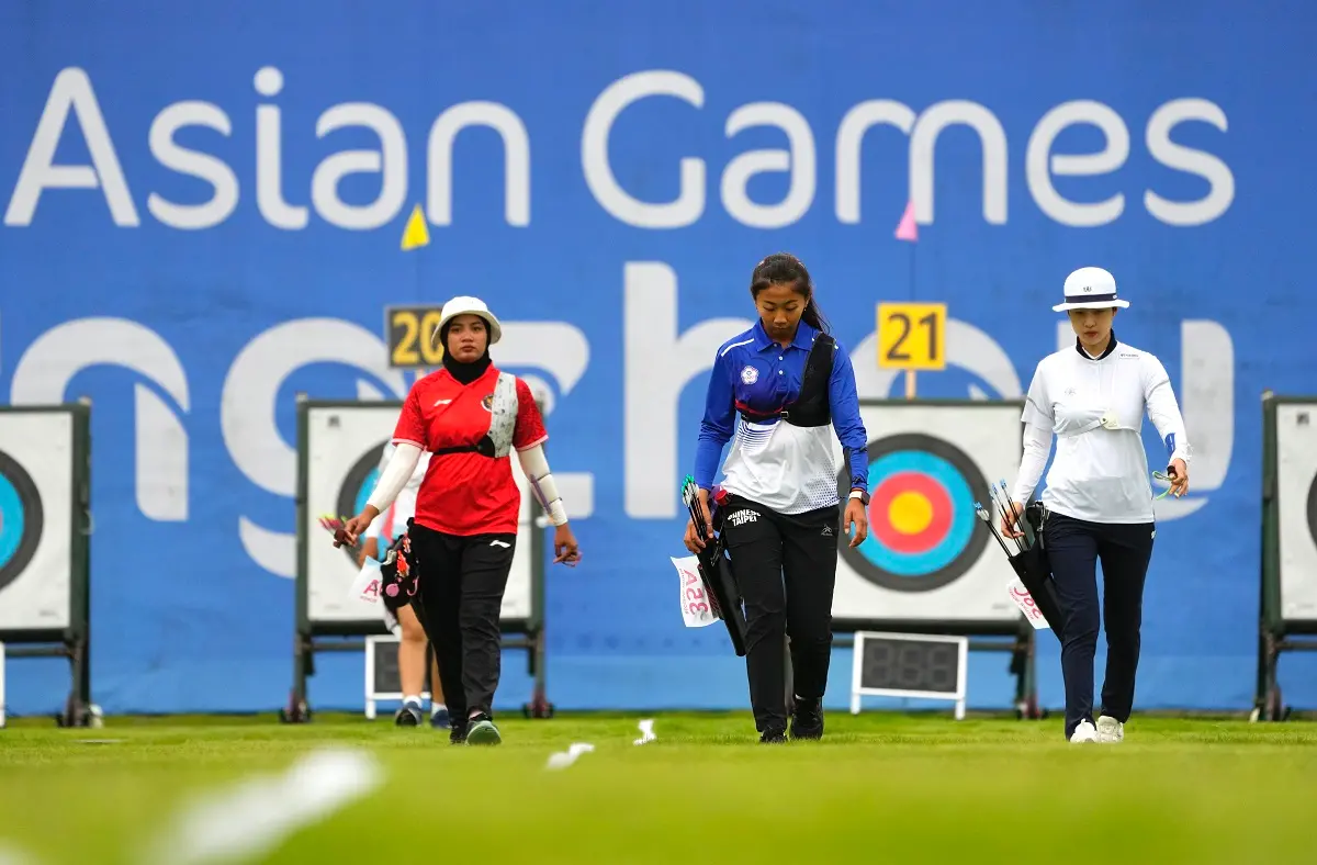 ▲中華射箭代表隊在杭州亞運發揮不佳，巴黎奧運面臨挑戰。圖中為反曲弓小將邱意晴。（圖／中華奧會提供）
