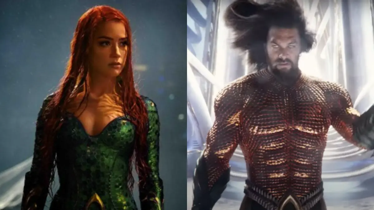 ▲《水行俠2》4大爭議，150萬名網友曾連署要求華納「開除安柏（左圖）」，還爆出「高層插手」刪光蝙蝠俠戲分。（圖／《水行俠》劇照、翻攝自華納兄弟台灣YouTube）