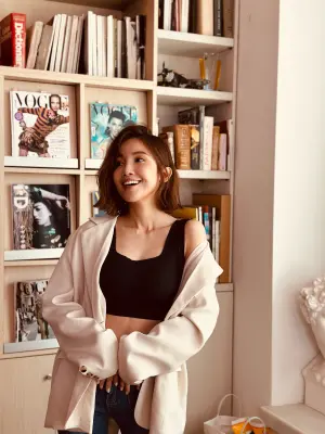 ▲鍾欣怡近期接下內衣代言，也是品牌史上第一位媽咪代言人。