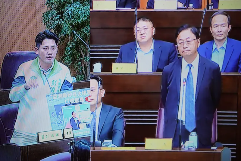 ▲針對亞矽創研中心喊停,張善政回應表示,「錢坑絕不能跳進去」。(圖/記者李春台攝,2023.10.11)