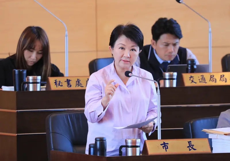 ▲台中市長盧秀燕表示，市府活動若再為候選人喊凍蒜，要處分相關首長。（圖／台中市政府提供，2023.10.12）