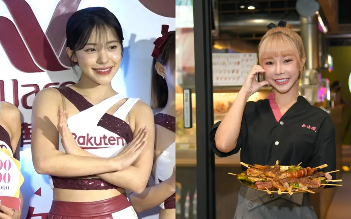 ▲巫苡萱（右）沒注意李多慧爆緋聞，透露私下接送都是由球團的山G哥負責。（圖／資料照、焦糖楓提供）