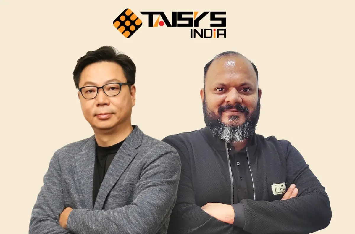 ▲左為太思集團董事長何俊炘、右為太思印度董事總經理Abhishek Saxena（圖／太思科技提供）