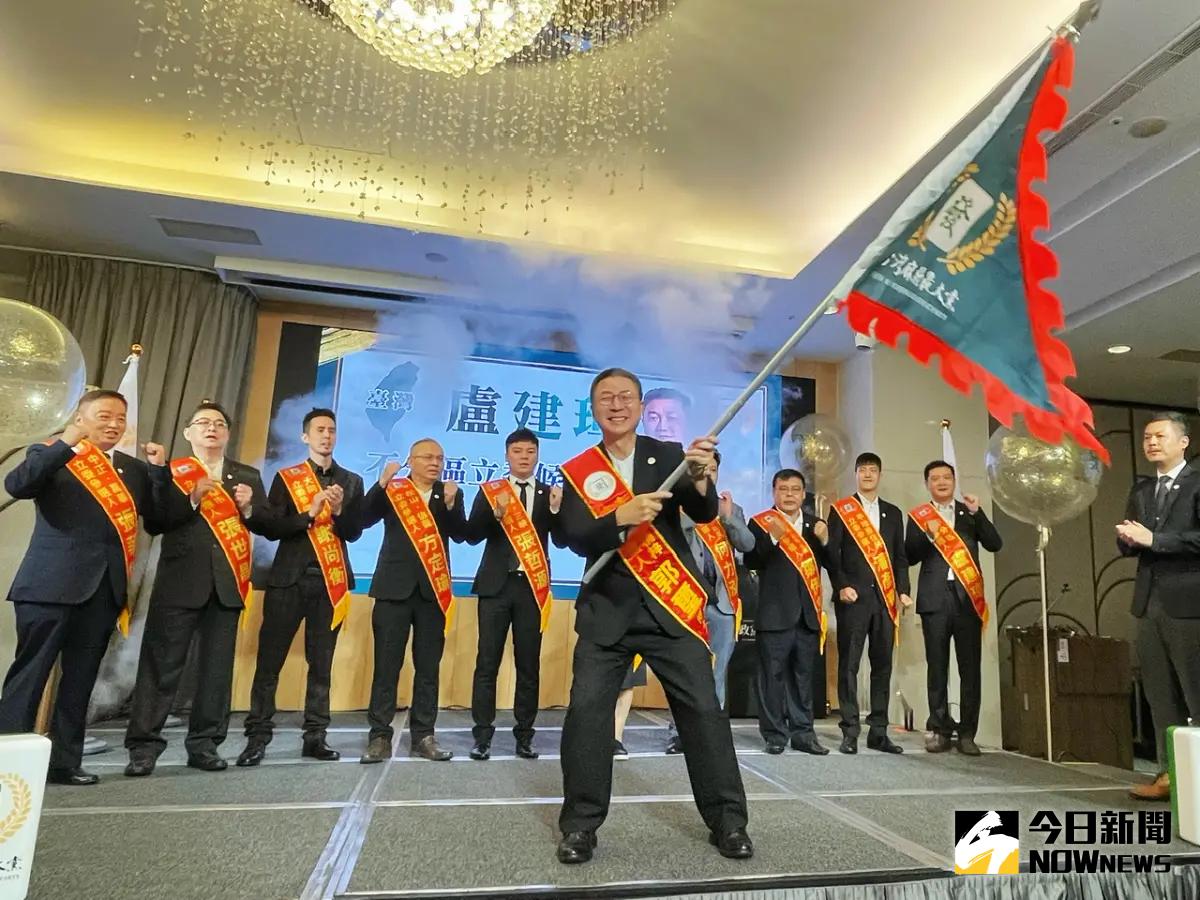 ▲台灣麻將最大黨今(12)日舉辦立委提名記者會，正式宣布投入全國性的立委選舉。（圖／記者陳美嘉攝，2023.10.12）