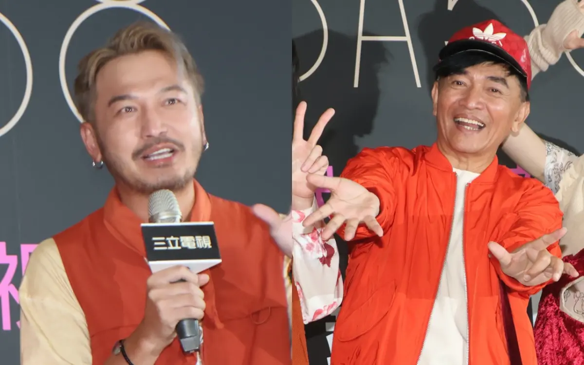 ▲吳宗憲（右）和KID是10年戰友，婚禮豪氣包100萬，並感性稱KID是《綜藝玩很大》的精神指標，「沒有我們的瘋面仔，那就不叫《玩很大》」。（圖／記者陳明中攝）