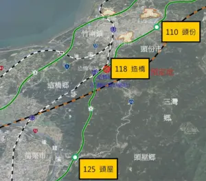 ▲高公局「國道1號增設造橋交流道工程」。（圖／高公局）