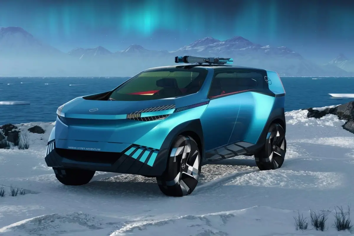 ▲ 極地探險附加身縮樓梯 Nissan Hyper Adventure概念車展演未來冒險方式 