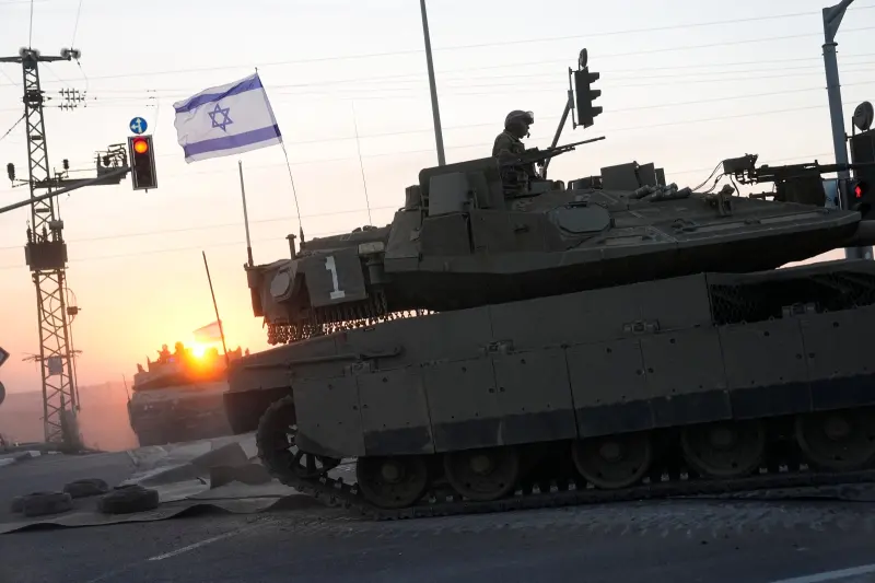 ▲以色列軍方連日擴大在加薩走廊（Gaza Strip）的陸地攻勢後，宣布已包圍加薩市（Gaza City）。資料照。（圖／美聯社／達志影像）