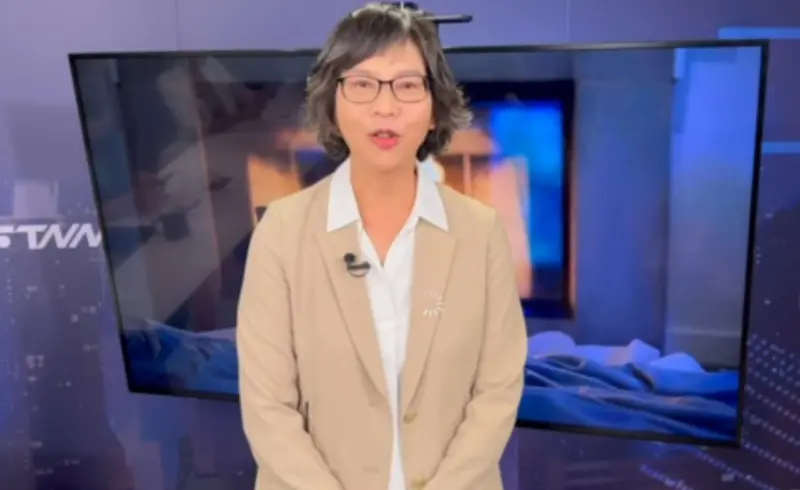 ▲蔡壁如對於筆誤一事表示「由此可知，陳定南在我心目中有多重要」。（圖／蔡壁如競辦提供，2023.10.13）