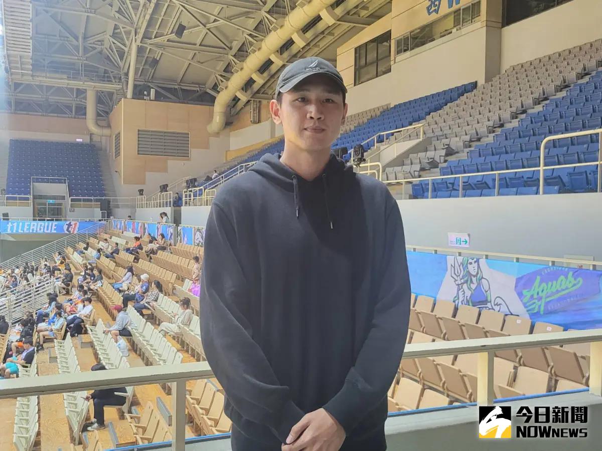 ▲前臺南台鋼獵鷹飛人劉駿霆離隊前往日本挑戰B.LEAGUE，加盟該聯盟第2級的青森熱力隊。（圖／記者黃建霖攝）