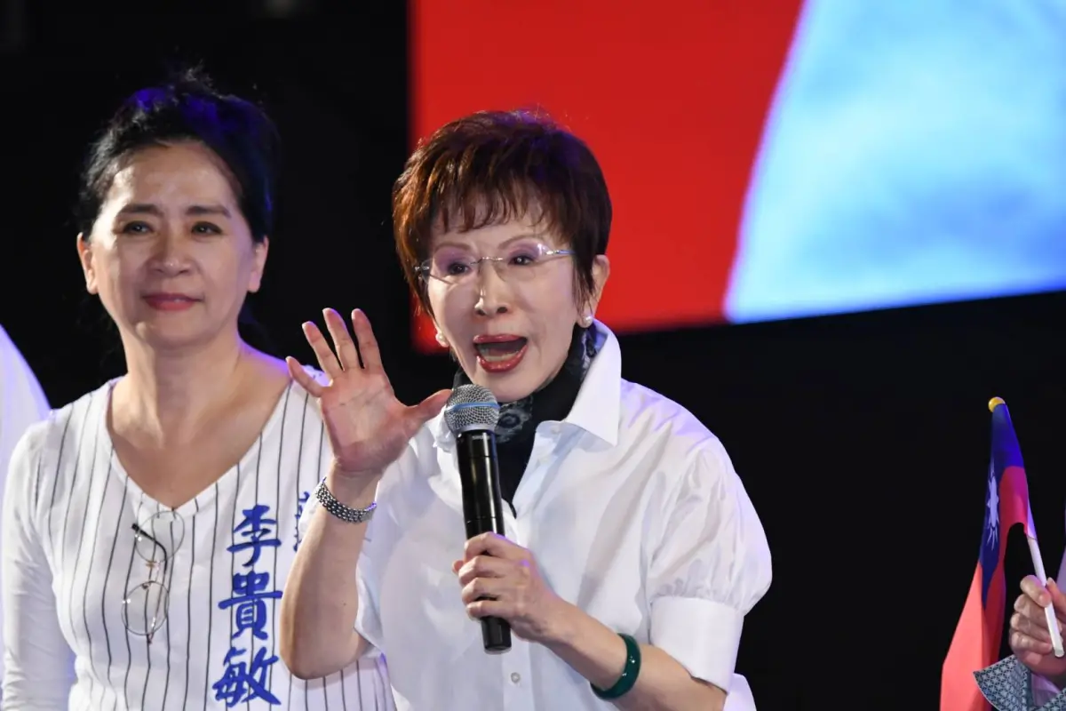 ▲2015年發生「換柱事件」，洪秀柱成為史上首位通過黨內初選但被其政黨撤銷提名的總統參選人。（圖／記者林調遜攝，資料照）