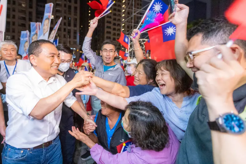 ▲國民黨總統參選人侯友宜酸，民進黨總統參選人賴清德不想蓋台中捷運藍線就說。（圖／侯辦提供）