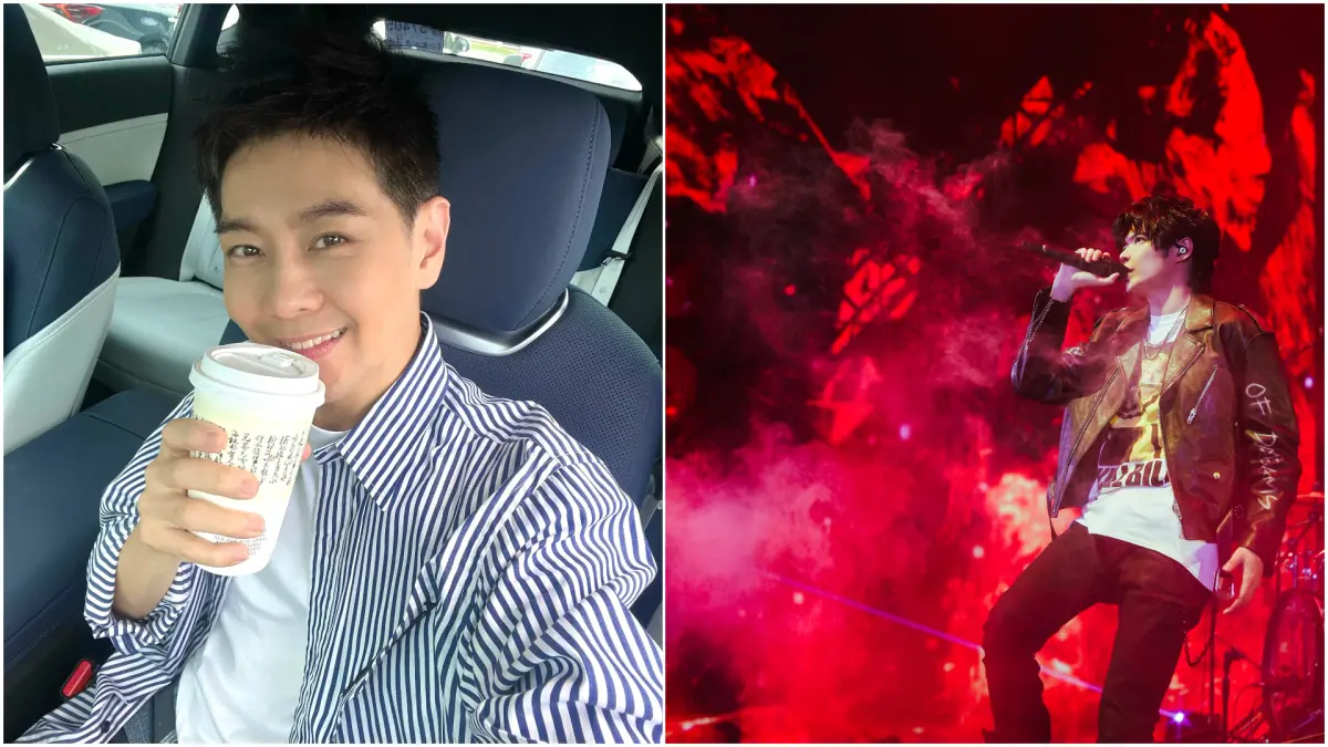 ▲八三夭阿璞（右圖）提到，林志穎其實在車禍發生不到一年就開工參加節目了。（圖／KKLIVE提供、翻攝林志穎微博）