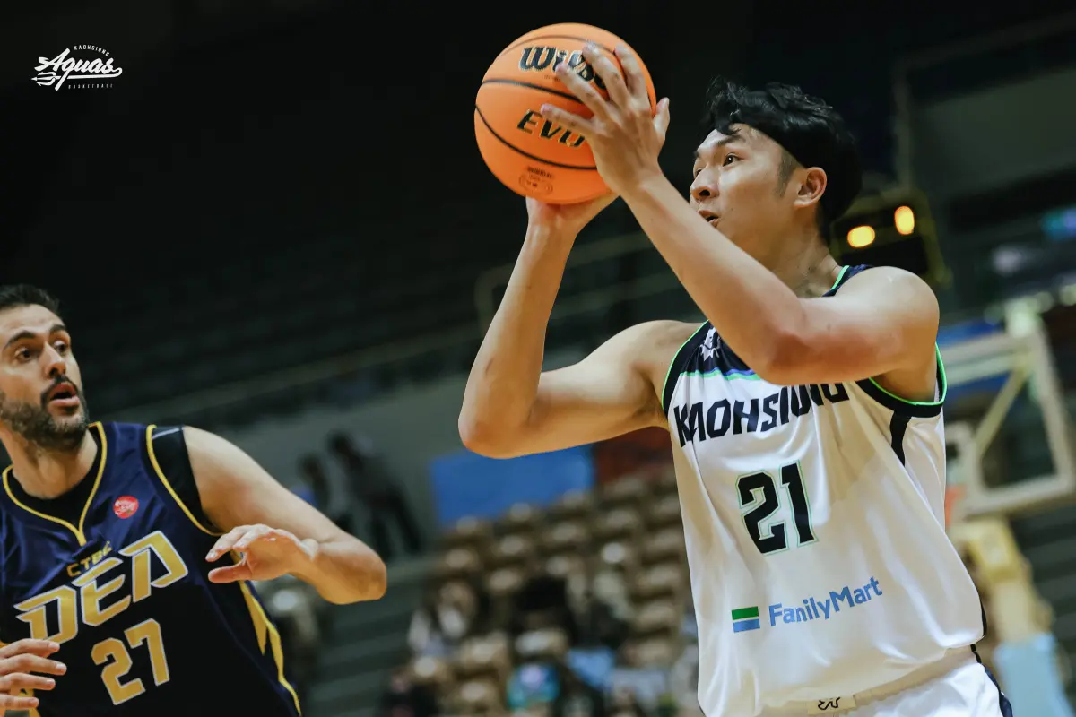 ▲高雄海神奇兵呂威霆末節殺出帶隊逆轉，攻下16分寫生涯新高。（高雄全家海神提供）