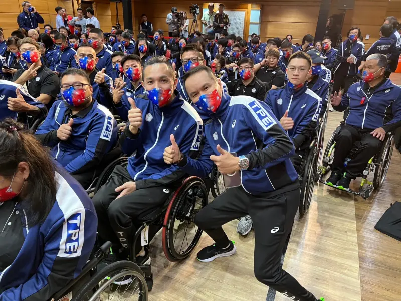 ▲中華隊亞帕運國手已抵達杭州，共有94名選手參加14種類運動。資料照