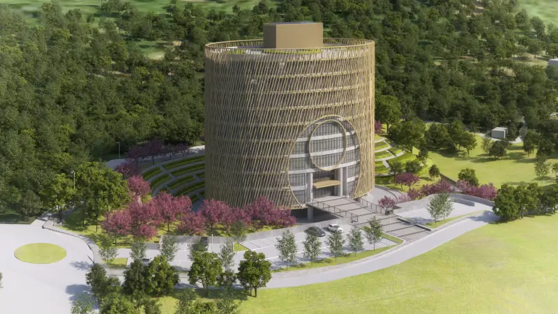 ▲為解決公立納骨塔位荒,台北市府將在富德靈骨塔旁新建二塔,可容納12萬塔位。(圖/台北市殯葬處提供)