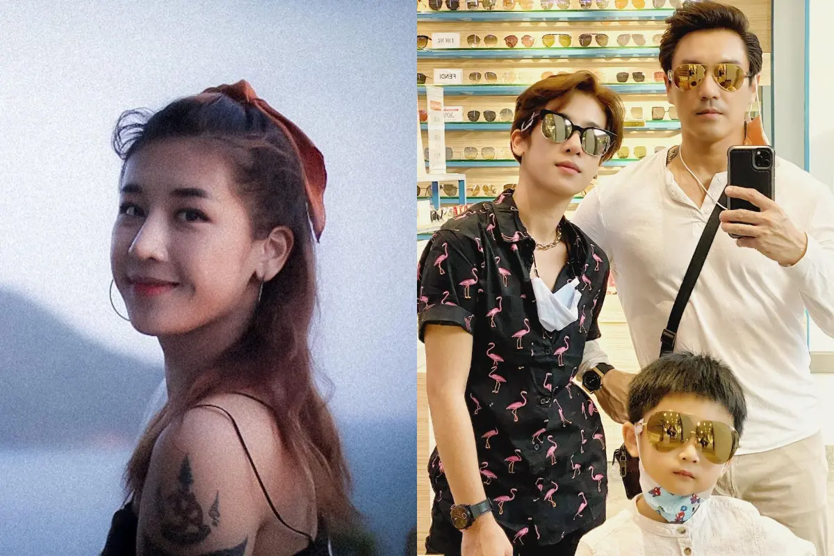 ▲泰國知名男星前妻出櫃後，兩人的關係猶如兄弟。（圖／翻攝自Instagram）