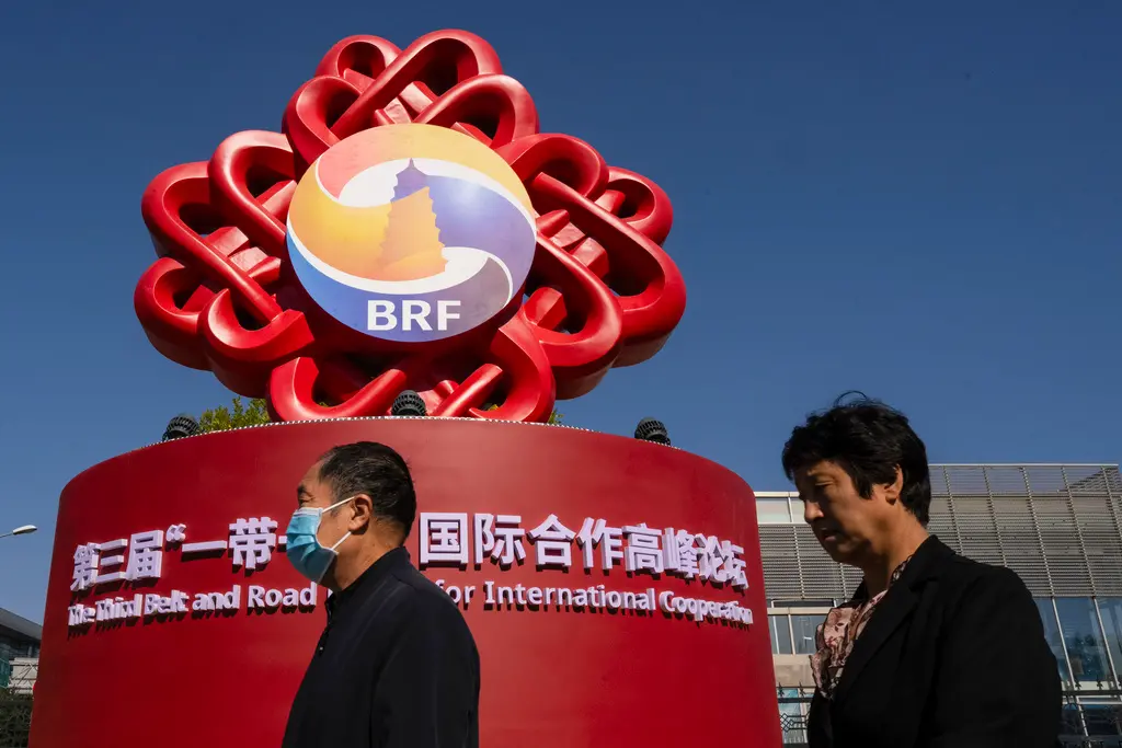 ▲今年是中國提出「一帶一路」倡議10週年，北京也舉辦了第三屆「一帶一路」國際合作高峰論壇，邀請各國政要前來。（圖／美聯社／達志影像）