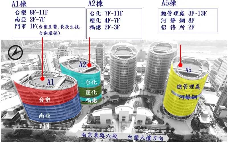 ▲台塑集團內湖新大樓配置曝光,神秘招待所也在,位置變「親民」。(圖/台塑企業提供)