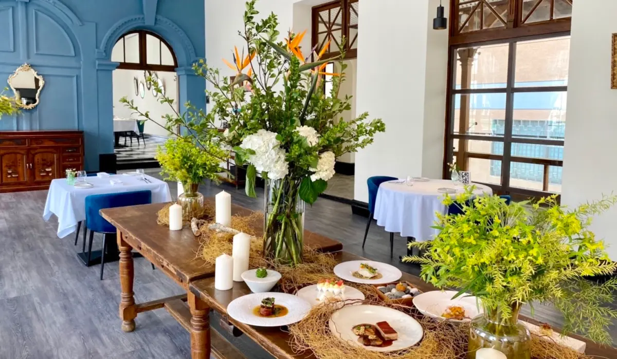 ▲開箱台中市役所「說故事的人 Narratore」義大利fine dining餐廳，坐在百年古蹟裡，品嚐主廚林耀輝Chef Lance打造的「SALUTE」秋季新菜單，超適合約會。（圖／記者蕭涵云攝）