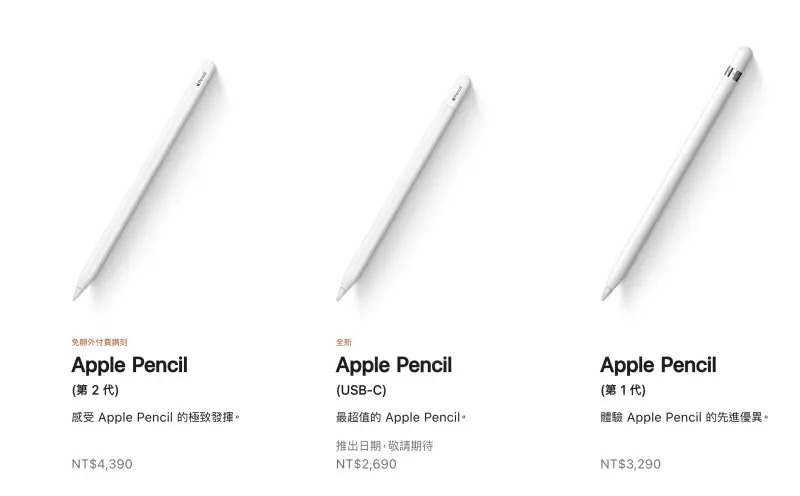 蘋果突發新品！ 最便宜Apple Pencil 來了少無線充電便宜1700元| 3C科技